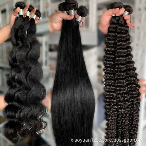 Bodywave Bundles Set Closure Brazilian Human Hair Bundles and Frontal Original Straight Hair Bundle With Closure Hair Extensions